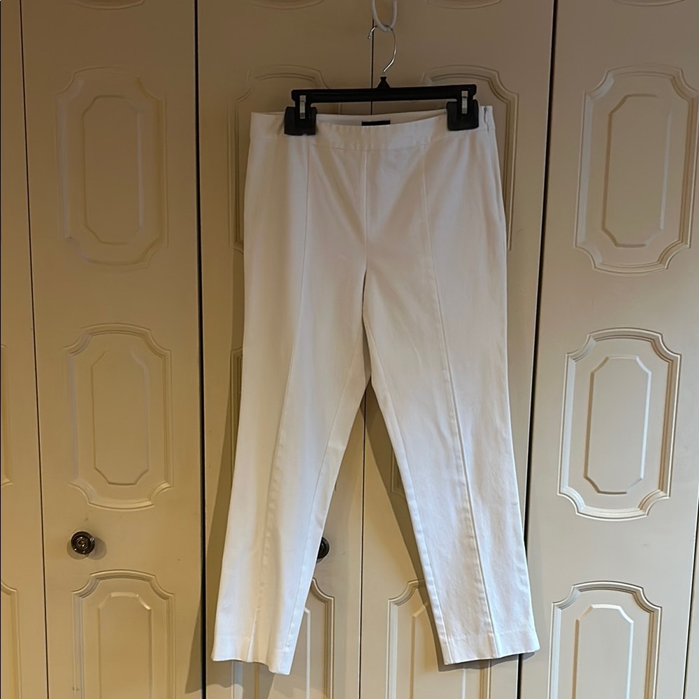 Gallia Moda Chic White Trousers Sz 10